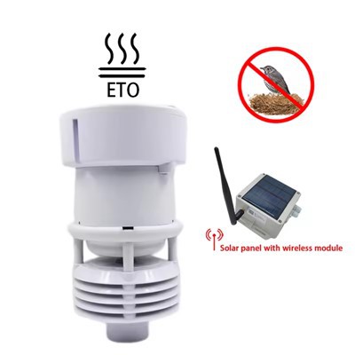 CE SDI12 LORA LORAWAN RS485 Interfaz Modbus Evapotranspiración 11 En 1 Estación Meteorológica Automática Al Aire Libre Para La Agricultura